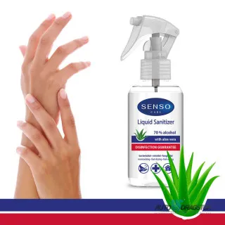 ANTIBAKTERIJSKI SPREJ ZA RUKE 150ML ALOE VERA 70% ALKOHOLA 