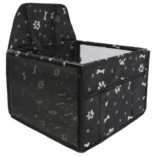 TRANSPORTNA TORBA ZA ZIVOTINJE 38.5x38.5x27CM CRNA 