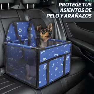 TRANSPORTNA TORBA ZA ZIVOTINJE 38.5x38.5x27CM PLAVA 