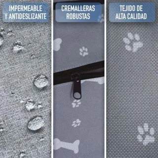 TRANSPORTNA TORBA ZA ZIVOTINJE 38.5x38.5x27CM SIVA 