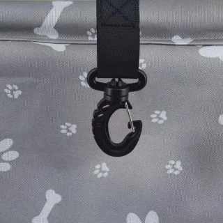 TRANSPORTNA TORBA ZA ZIVOTINJE 38.5x38.5x27CM SIVA 