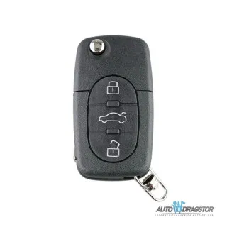 KUĆIŠTE OKLOP KLJUČA 3 dugmeta HU66 ZA AUDI A2,A3,A4,A6,A8,TT 