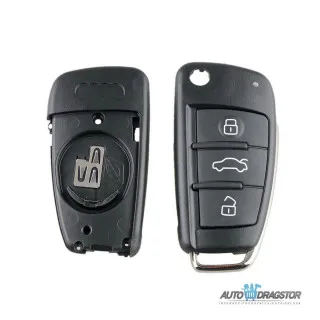 KUĆIŠTE OKLOP KLJUČA 3 dugmeta ZA AUDI A3,A4,A6,A8,Q7,S6,TT 