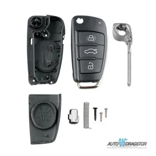 KUĆIŠTE OKLOP KLJUČA 3 dugmeta ZA AUDI A3,A4,A6,A8,Q7,S6,TT 