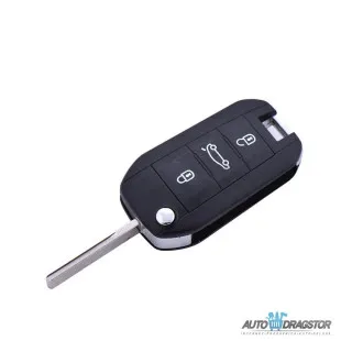 KUĆIŠTE OKLOP KLJUČA 3 DUGMETA HU83 ZA PEUGEOT 
