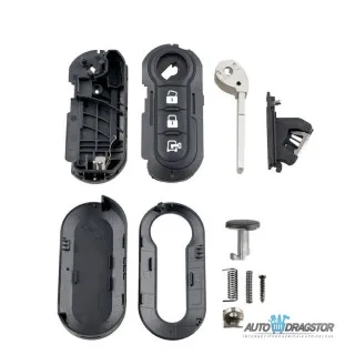 KUĆIŠTE OKLOP KLJUČA 3 DUGMETA ZA FIAT DUCATO 2008-2016/PEUGEOT BOXER 2008-2016 