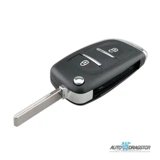 KUĆIŠTE OKLOP KLJUČA 2 dugmeta ZA PEUGEOT/CITROEN HU83 MODIFIKACIJA 