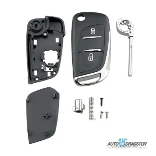 KUĆIŠTE OKLOP KLJUČA 2 dugmeta ZA PEUGEOT/CITROEN HU83 MODIFIKACIJA 