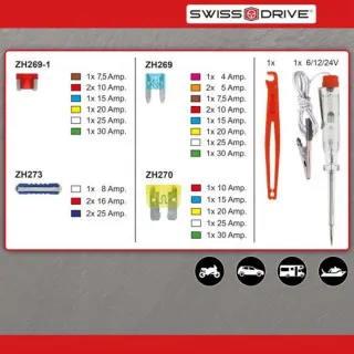 OSIGURACI SET (SET OSIGURACA/ALAT ZA VAĐENJE/GLINERICA)  SET SADRŽI 29KOM 