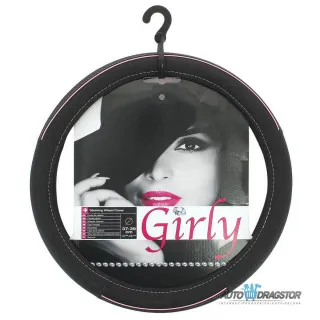 OBLOGA VOLANA 37-39CM CRNA SA ROZE STEPOM 