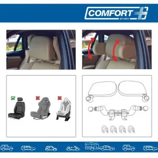 DRŽAČ ZA GLAVU CRNI 