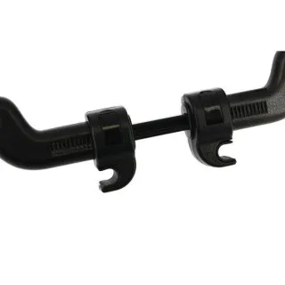 DRŽAČ ZA GLAVU CRNI SA CRVENIM KONCEM 