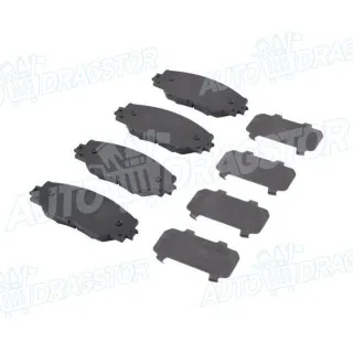 Kočione pločice TOYOTA AURIS (E15), 07-12; AURIS (E18), 13-19; MIRAI, 15-; PRIUS (ZVW30), 09-16; RAV4 (XA30), 06-13; RAV4 (XA40), 13-18; 