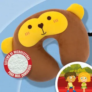 PUTNI JASTUK ZA GLAVU ZA DECU MAJMUN 
