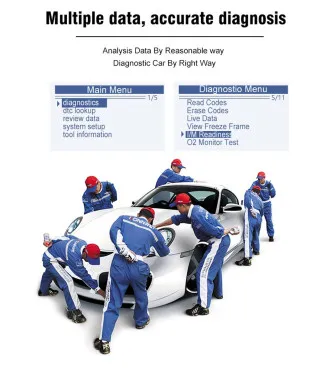 UNIVERZALNI OBD2 DIJAGNOSTIČKI SKENER ZA VOZILA NA 12V 