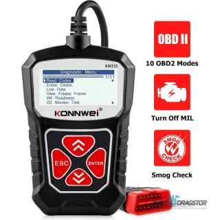 UREĐAJ ZA DIJAGNOSTIKU OBD2 CRNI 