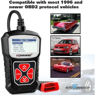 UREĐAJ ZA DIJAGNOSTIKU OBD2 CRNI 