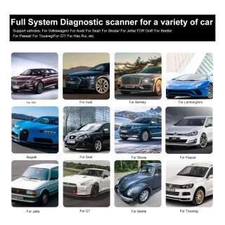 UREDJAJ ZA DIJAGNOSTIKU OBD2  ZA VAG VOZILA SA PUNOM DIJAGNOSTIKOM I OPCIJOM RESETOVANJA 