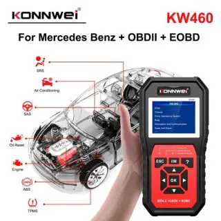 UREDJAJ ZA DIJAGNOSTIKU OBD2  ZA MERCEDES BENZ VOZILA SA PUNOM DIJAGNOSTIKOM I OPCIJOM RESETOVANJA 