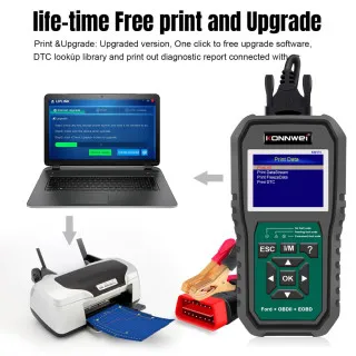 UNIVERZALNI OBD2 SKENER ZA SVA VOZILA +DIJAGNOSTICKI SKENER ZA FORD VOZILA SA ŠIROKIM SPEKTROM FUNKCIJA RESETOVANJA 