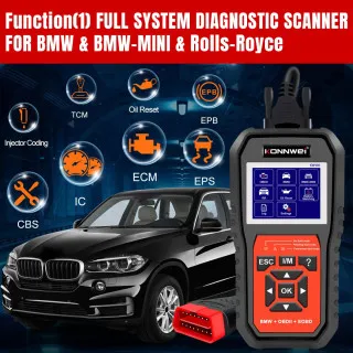 UREDJAJ ZA DIJAGNOSTIKU OBD2  ZA BMW VOZILA SA PUNOM DIJAGNOSTIKOM I OPCIJOM RESETOVANJA 