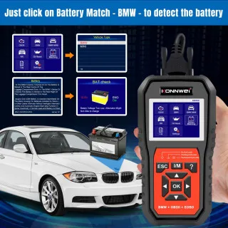 UREDJAJ ZA DIJAGNOSTIKU OBD2  ZA BMW VOZILA SA PUNOM DIJAGNOSTIKOM I OPCIJOM RESETOVANJA 