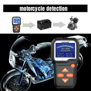 AKUMULATOR TESTER ZA AUTOMOBILE I MOTORE 6/12V 