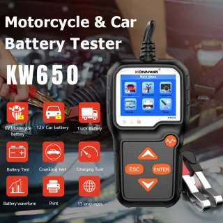AKUMULATOR TESTER ZA AUTOMOBILE I MOTORE 6/12V 