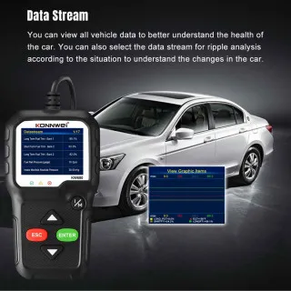 UNIVERZALNI OBD2 DIJAGNOSTIČKI SKENER ZA VOZILA POSLE 1996god. 