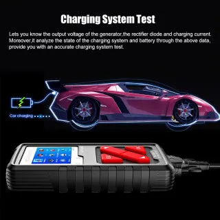 PROFESIONALNI AKUMULATOR TESTER ZA 6/12/24V ZA MOTORE/VOZILA/KAMIONE/MARINE/ATV 