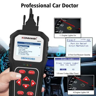 UNIVERZALNI OBD2 DIJAGNOSTIČKI SKENER ZA VOZILA SA MOGUĆNOSTIMA NADOGRADNJE PREKO BLUETOOTH-A 