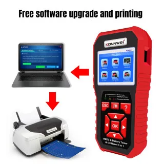 3u1 UNIVERZALNI OBD2 DIJAGNOSTIČKI SKENER I AKUMULATOR TESTER SA OPCIJOM RESETA LAMPICE ZA SERVIS ZA AUTOMOBILE I MOTORE 