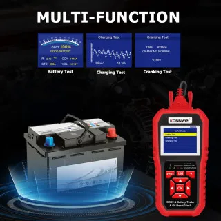 3u1 UNIVERZALNI OBD2 DIJAGNOSTIČKI SKENER I AKUMULATOR TESTER SA OPCIJOM RESETA LAMPICE ZA SERVIS ZA AUTOMOBILE I MOTORE 