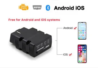 BLUETOOTH 5.0 OBD2 SKENER 