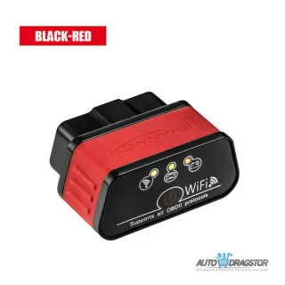 UREĐAJ ZA DIJAGNOSTIKU OBD2 WI FI CRVENI 