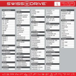 ZAŠTITA OD SUNCA 145x70CM MAT CRNA 
