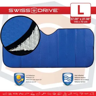 ZAŠTITA OD SUNCA 145x70CM MAT PLAVA 