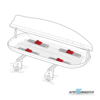 DRŽAČI ZA KROVNE KOFERE SET 4KOM 