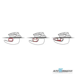 DRŽAČI ZA KROVNE KOFERE SET 4KOM 