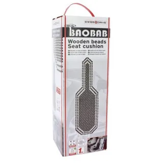 OBLOGA SEDIŠTA DRVENA BELO/CRNA 