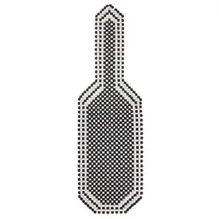 OBLOGA SEDIŠTA DRVENA BELO/CRNA 