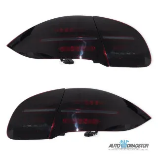 PORSCHE CAYENNE (92A) 2011-2014 ZATAMLJENO-CRVENO DINAMIČKO FULL LED ŠTOP SVETLO-SET 4KOM 