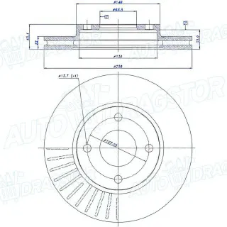 Kočioni diskovi FORD, MAZDA 