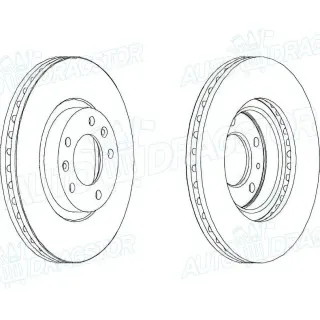 Kočioni diskovi PEUGEOT 607 (9_), 99-10; 