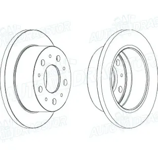 Kočioni diskovi CITROËN, FIAT, PEUGEOT 
