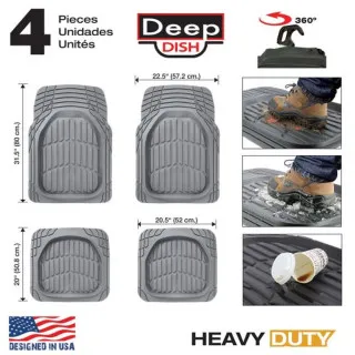 UNIVERZALNE GUMENE PATOSNICE 4KOM SIVE 