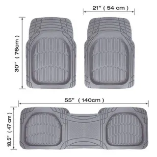 UNIVERZALNE GUMENE PATOSNICE 3KOM SIVE BOJA 