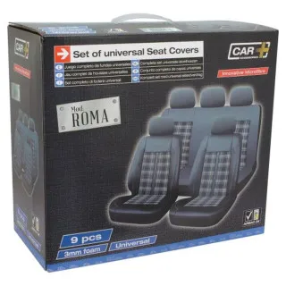AUTOPRESVLAKE UNIVERZALNE ROMA  CRNO SIVE 9KOM 