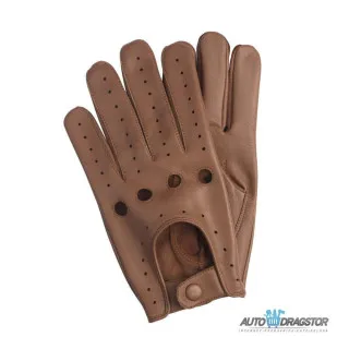 KOŽNE RUKAVICE ZA VOŽNJU SVETLO BRAON veličina M 