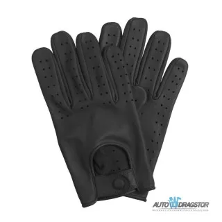 KOŽNE RUKAVICE ZA VOŽNJU CRNE veličina XL 